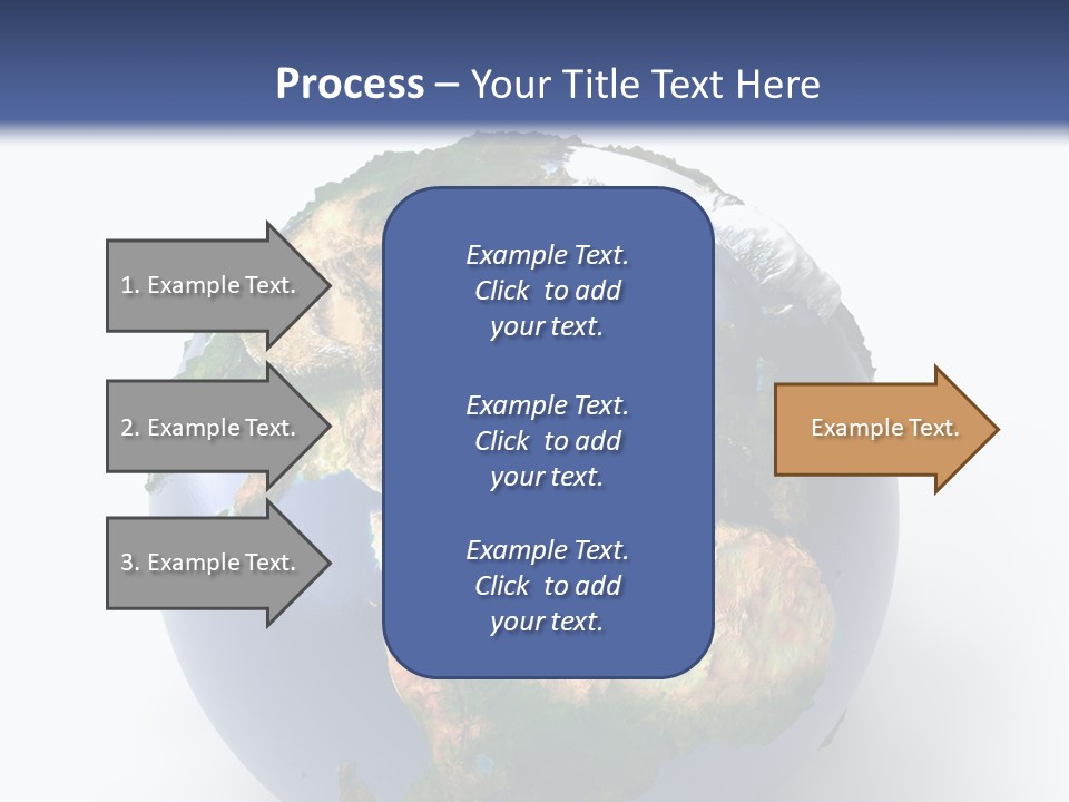 Sahara Nature Map PowerPoint Template