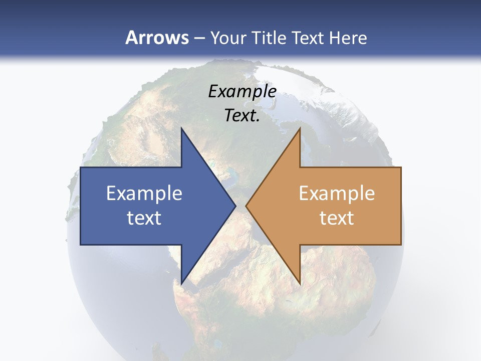 Sahara Nature Map PowerPoint Template