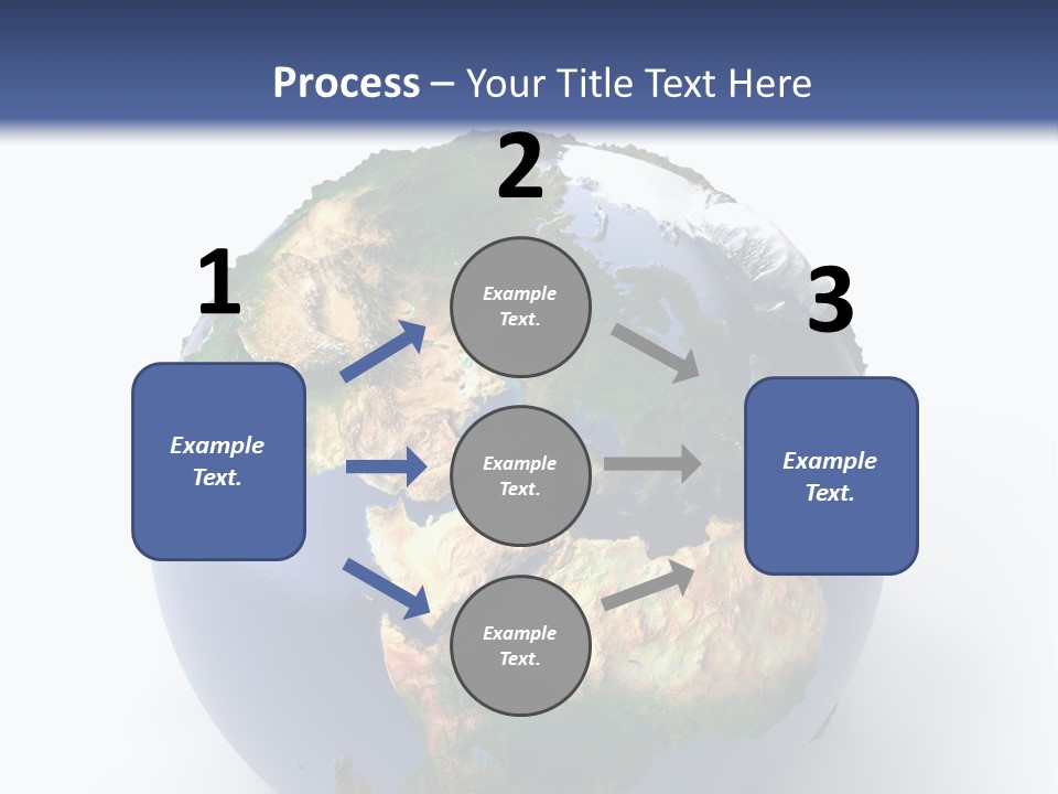Sahara Nature Map PowerPoint Template