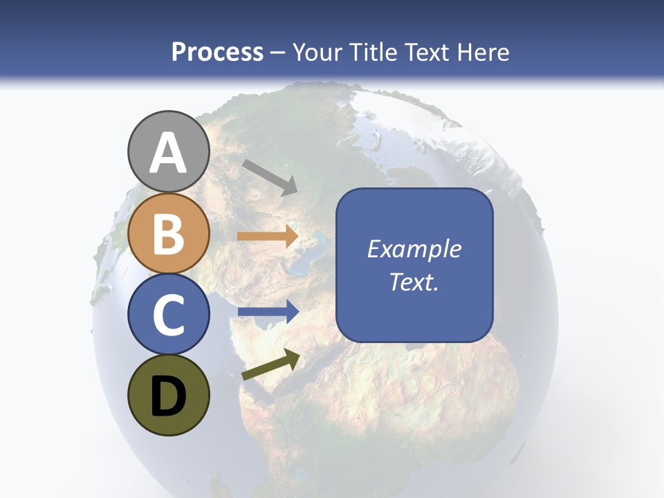 Sahara Nature Map PowerPoint Template