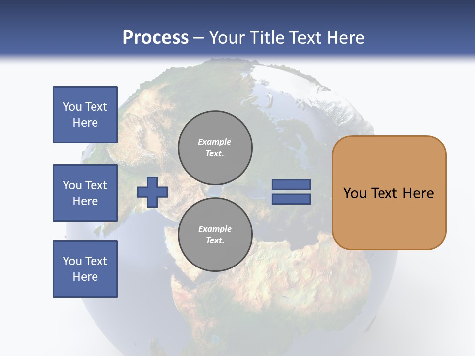 Sahara Nature Map PowerPoint Template