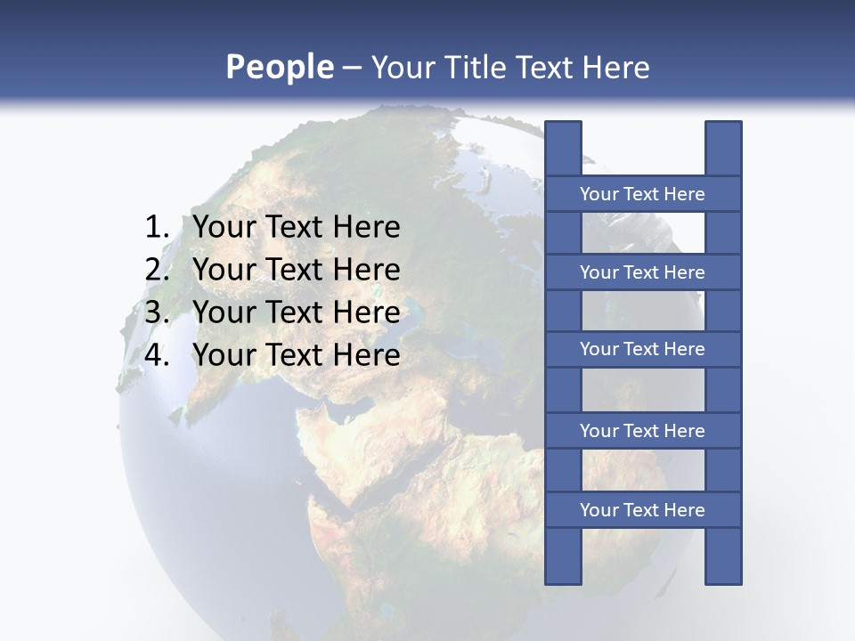 Sahara Nature Map PowerPoint Template