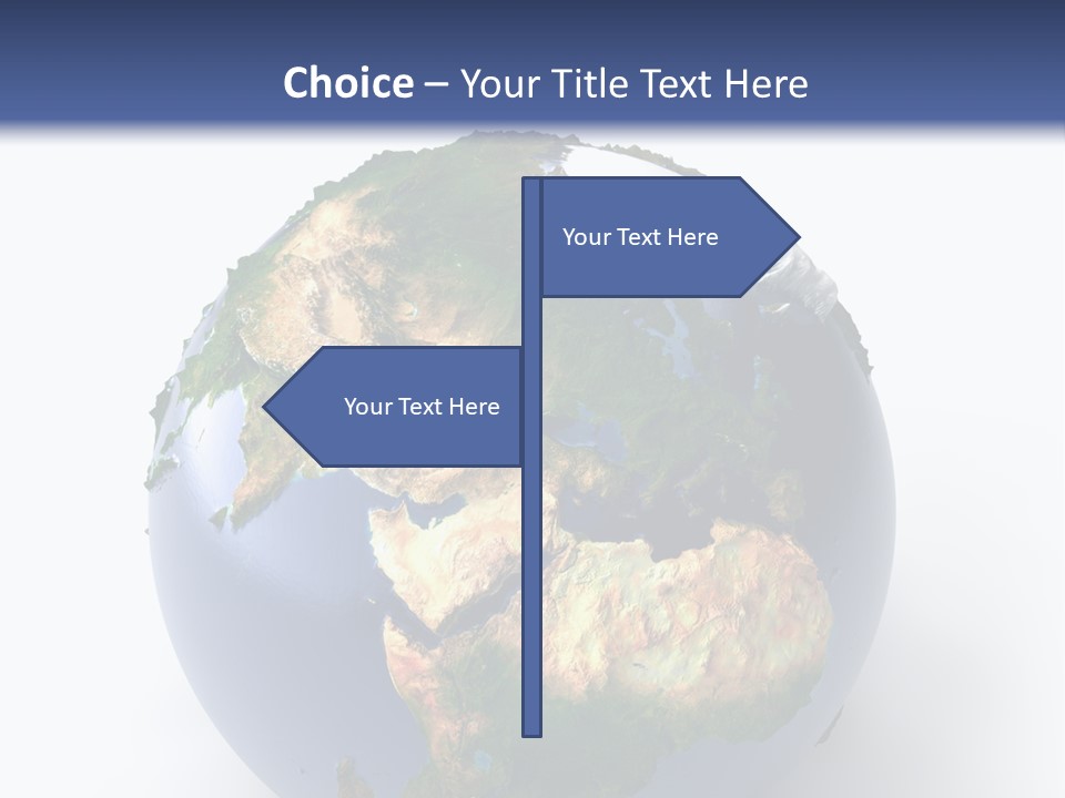 Sahara Nature Map PowerPoint Template