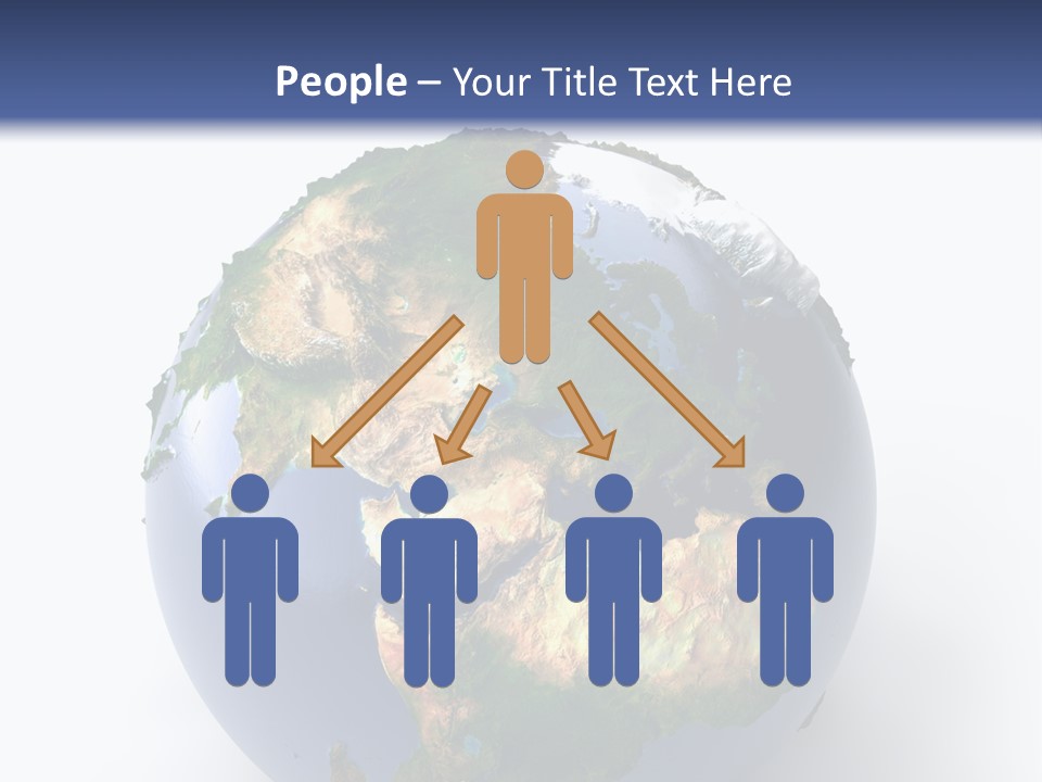 Sahara Nature Map PowerPoint Template