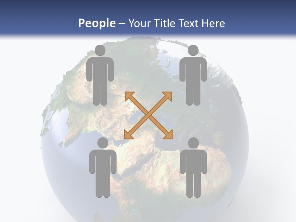 Sahara Nature Map PowerPoint Template