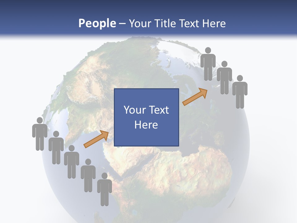 Sahara Nature Map PowerPoint Template