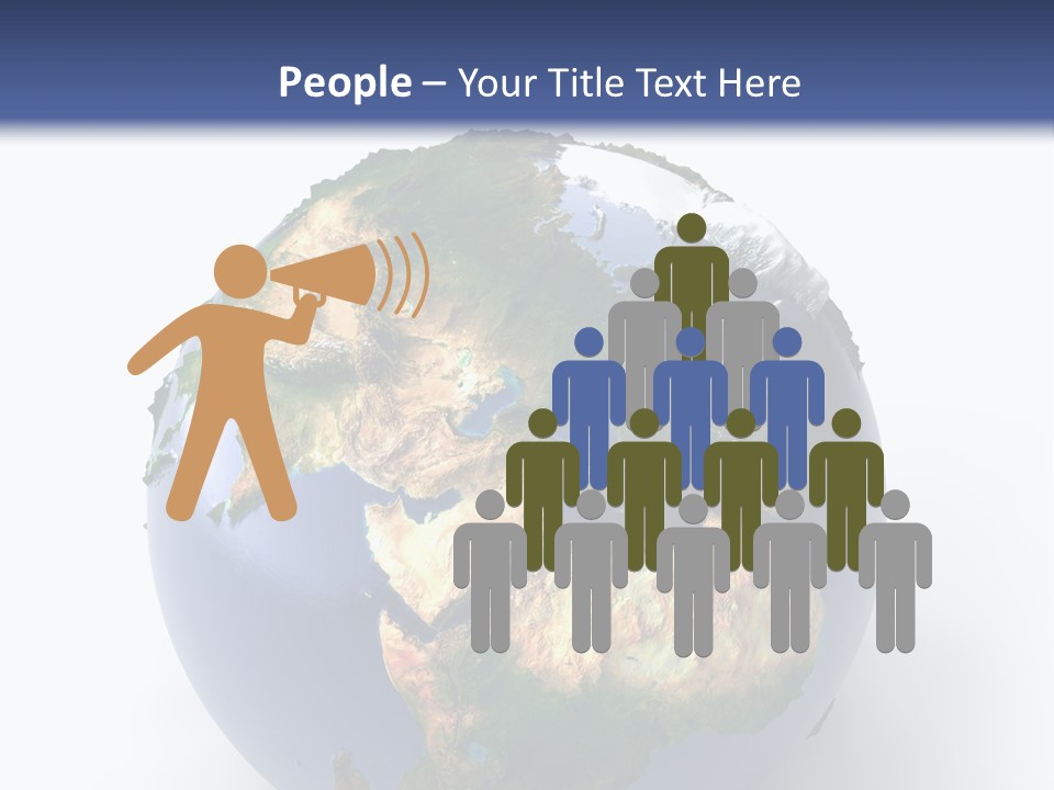 Sahara Nature Map PowerPoint Template