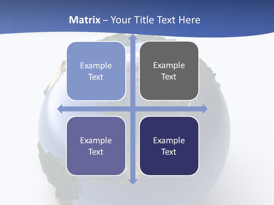 United Land Isolated PowerPoint Template