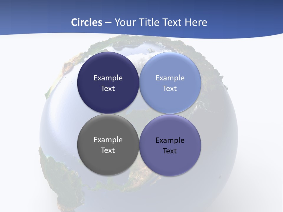 United Land Isolated PowerPoint Template