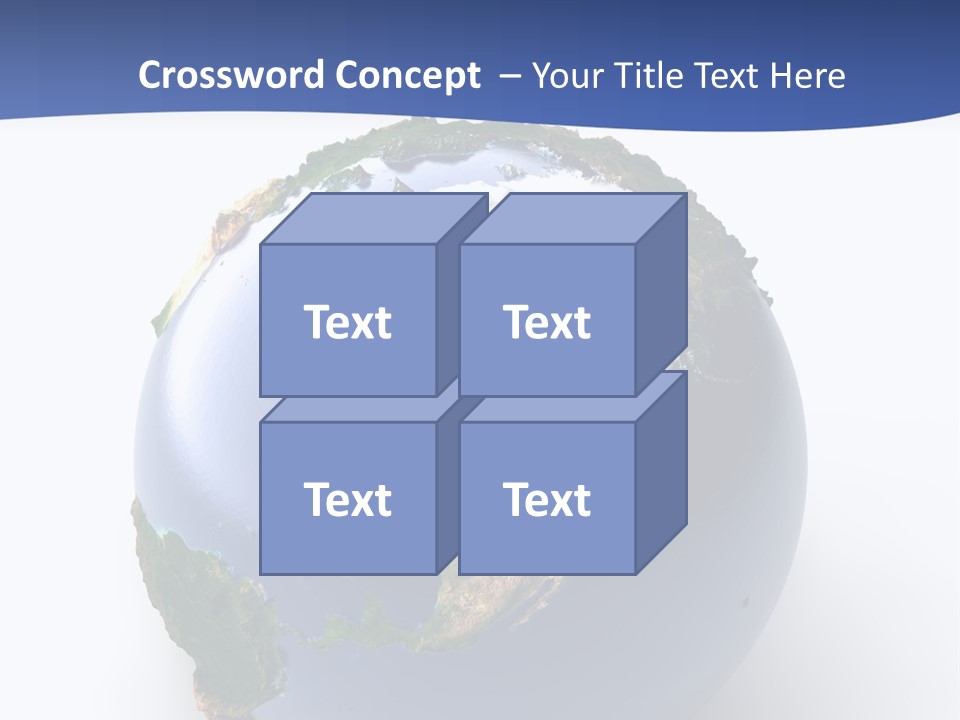 United Land Isolated PowerPoint Template