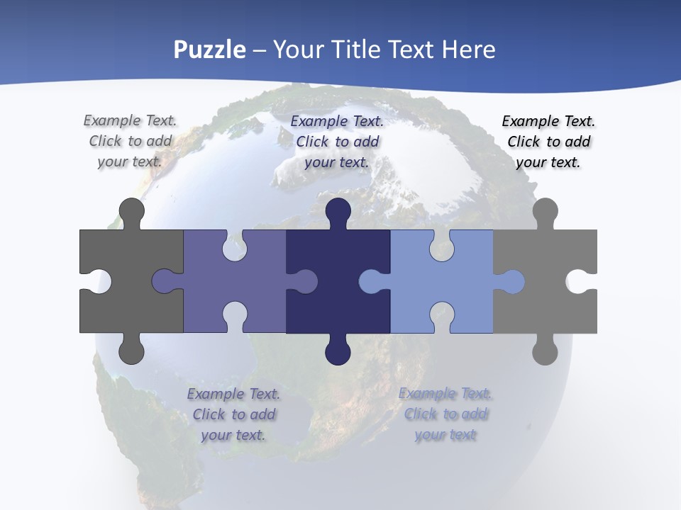 United Land Isolated PowerPoint Template