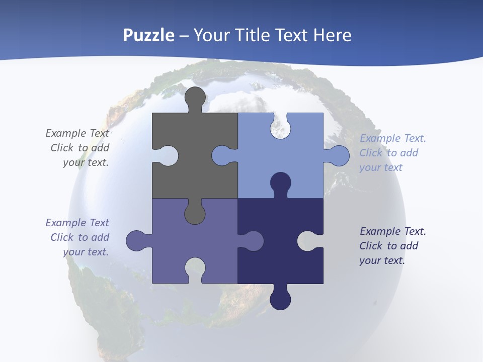 United Land Isolated PowerPoint Template