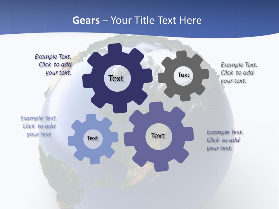 United Land Isolated PowerPoint Template