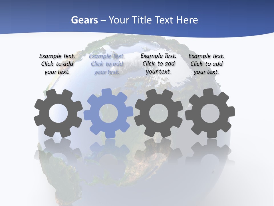 United Land Isolated PowerPoint Template