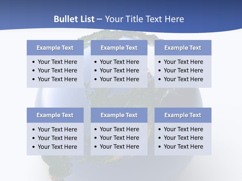 United Land Isolated PowerPoint Template