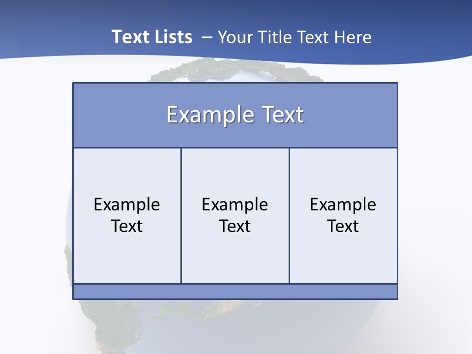 United Land Isolated PowerPoint Template