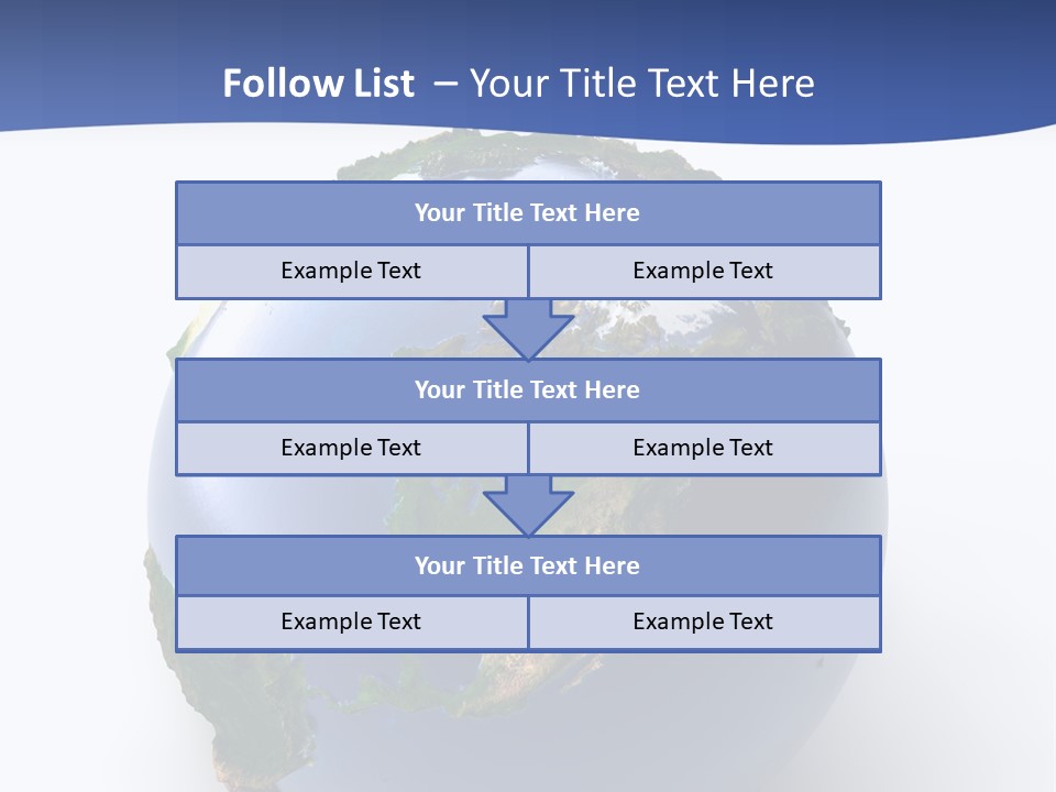 United Land Isolated PowerPoint Template