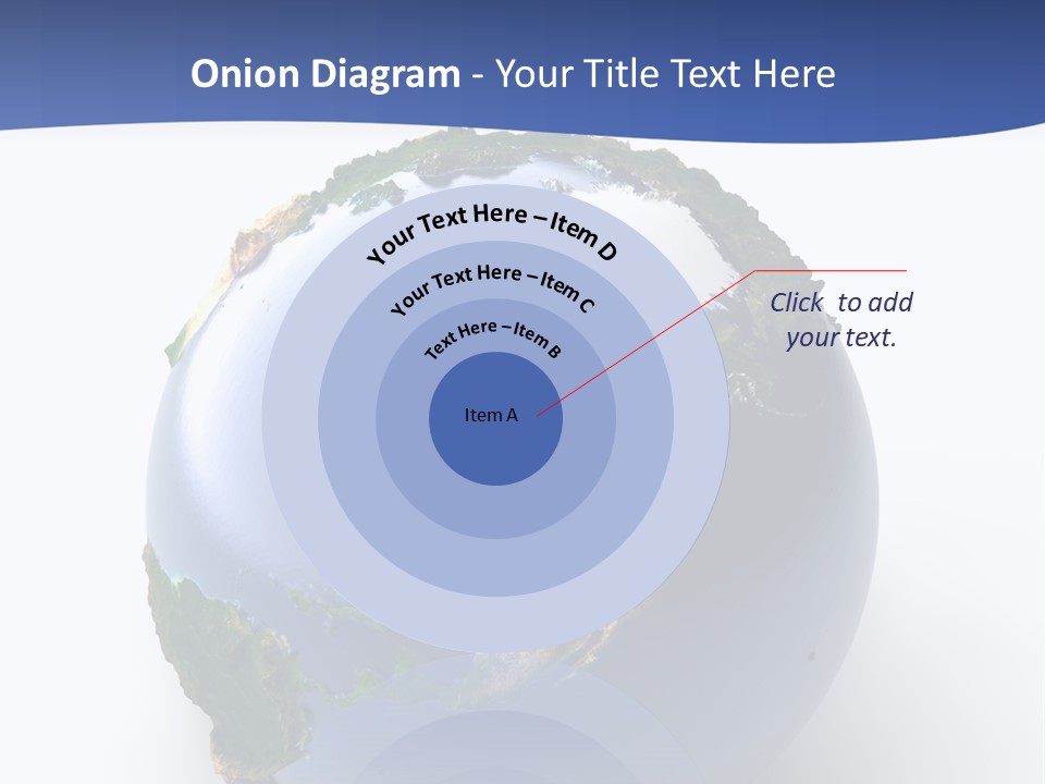United Land Isolated PowerPoint Template