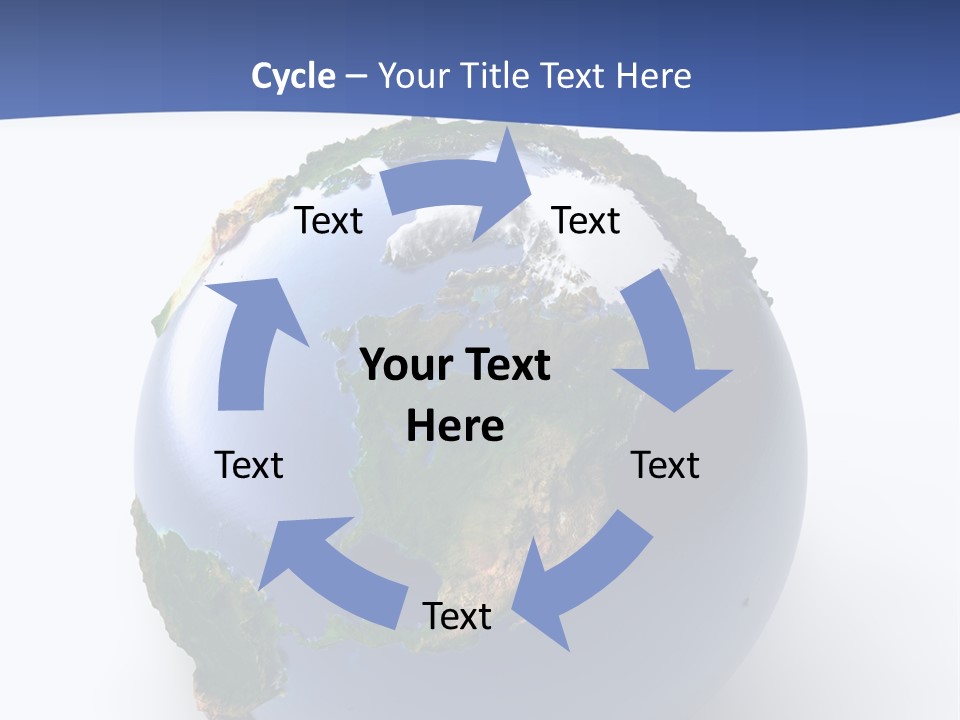 United Land Isolated PowerPoint Template