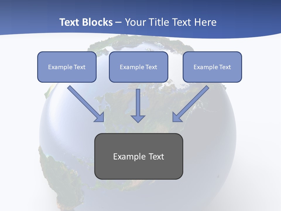 United Land Isolated PowerPoint Template