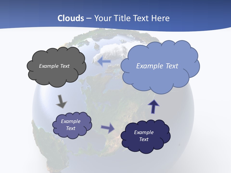 United Land Isolated PowerPoint Template