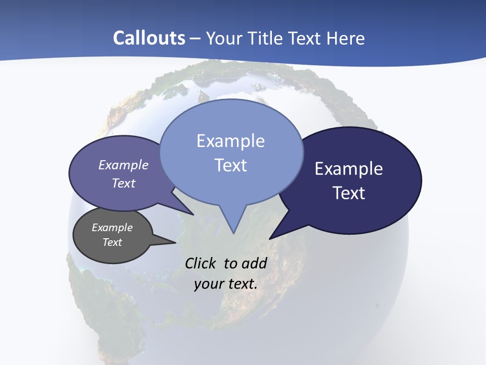 United Land Isolated PowerPoint Template