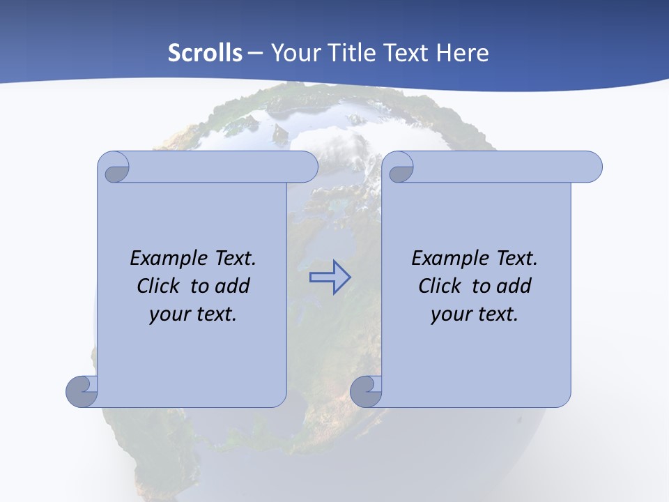 United Land Isolated PowerPoint Template