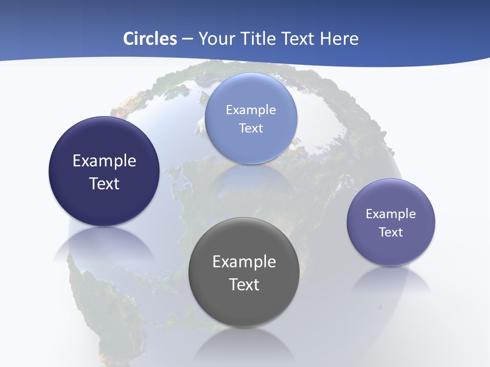 United Land Isolated PowerPoint Template