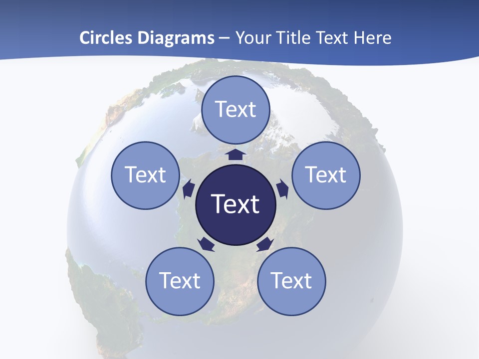 United Land Isolated PowerPoint Template