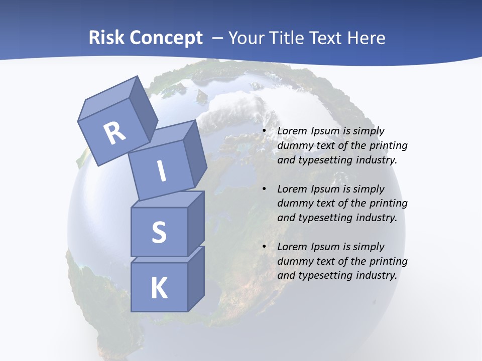 United Land Isolated PowerPoint Template