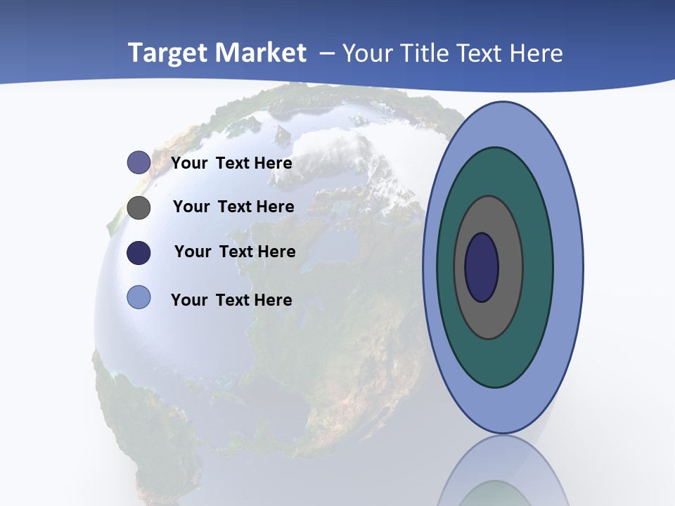 United Land Isolated PowerPoint Template