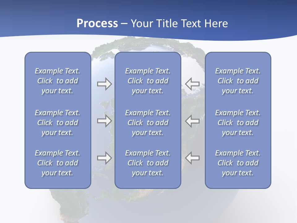 United Land Isolated PowerPoint Template