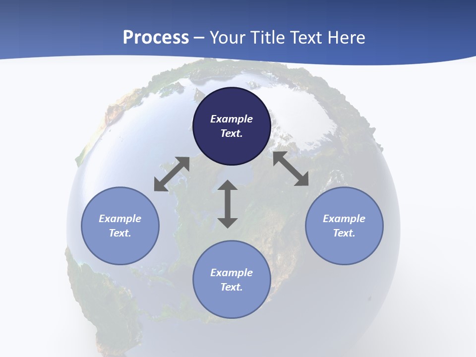 United Land Isolated PowerPoint Template
