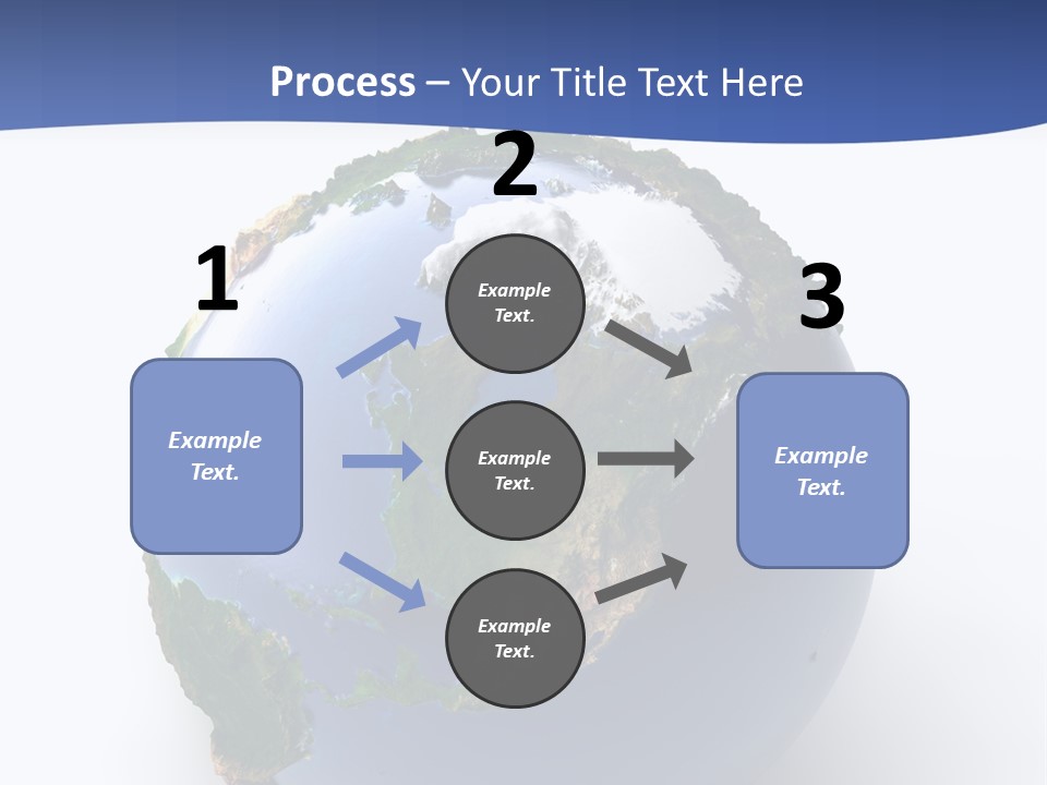 United Land Isolated PowerPoint Template