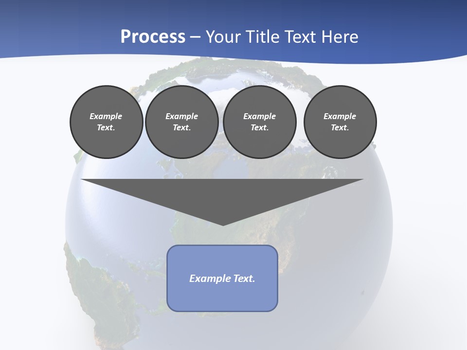 United Land Isolated PowerPoint Template