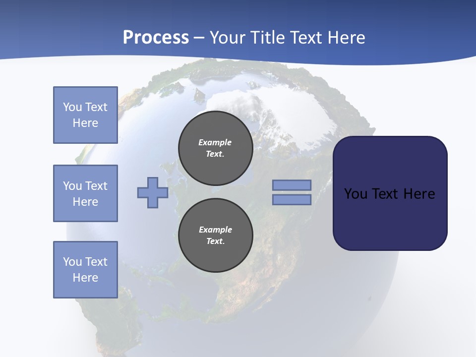 United Land Isolated PowerPoint Template