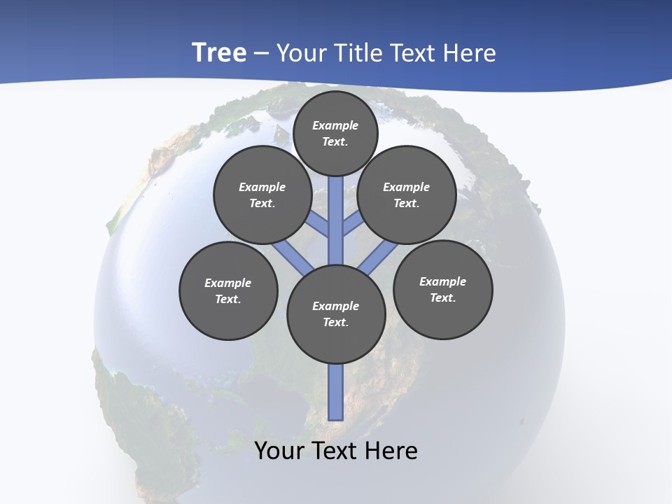 United Land Isolated PowerPoint Template