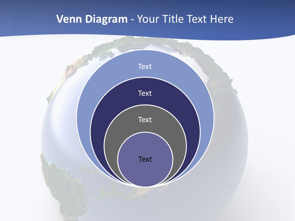 United Land Isolated PowerPoint Template