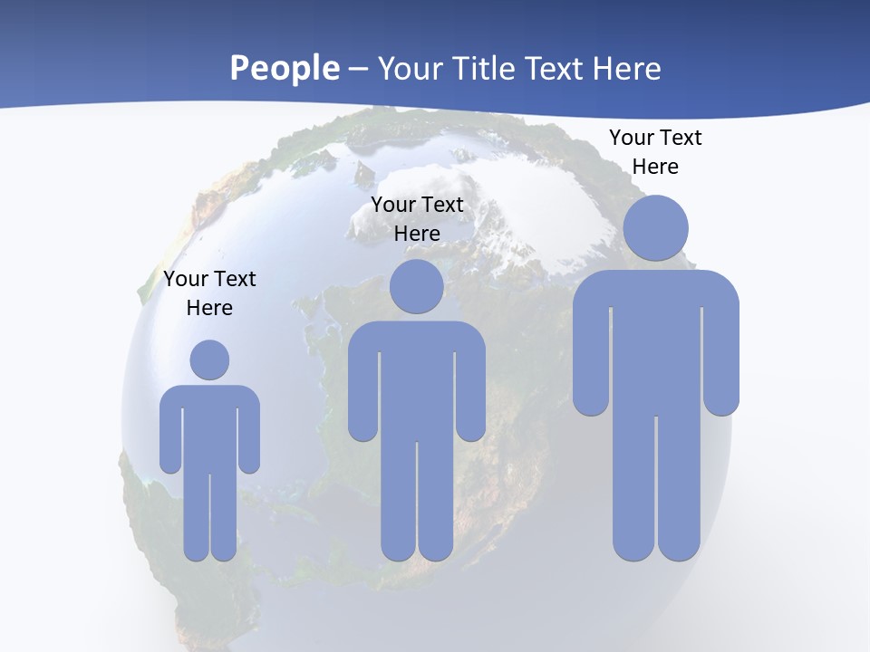 United Land Isolated PowerPoint Template