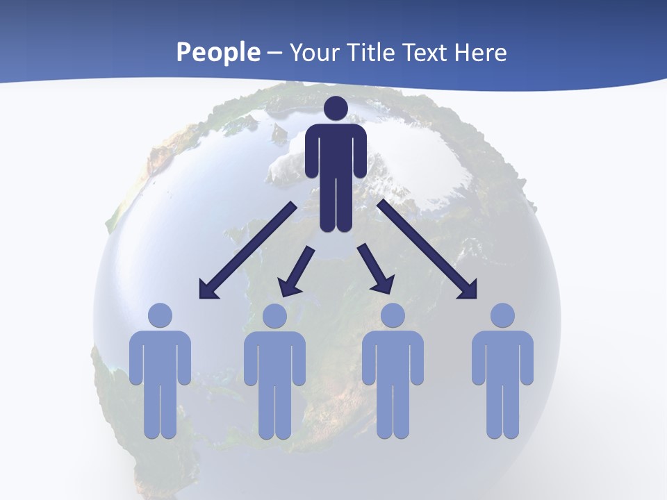 United Land Isolated PowerPoint Template