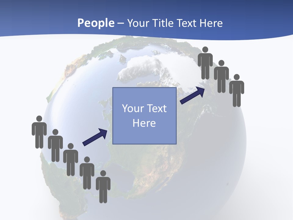 United Land Isolated PowerPoint Template