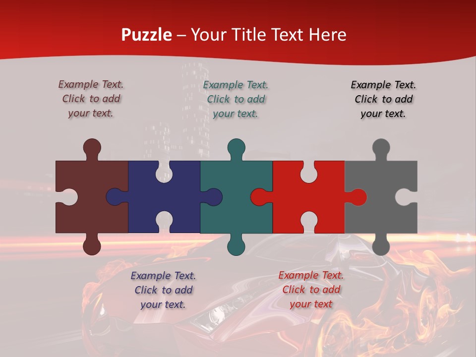 Tail Trails Light PowerPoint Template