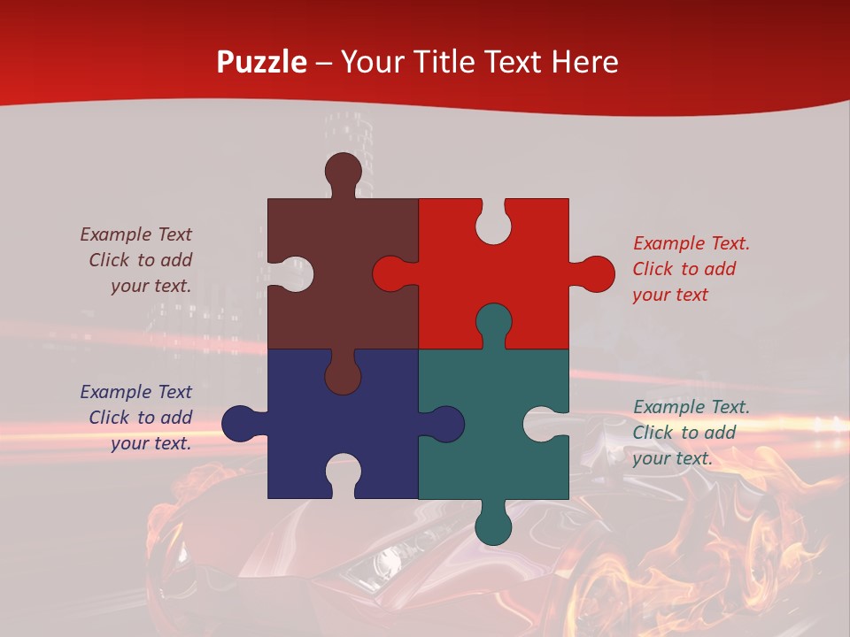 Tail Trails Light PowerPoint Template