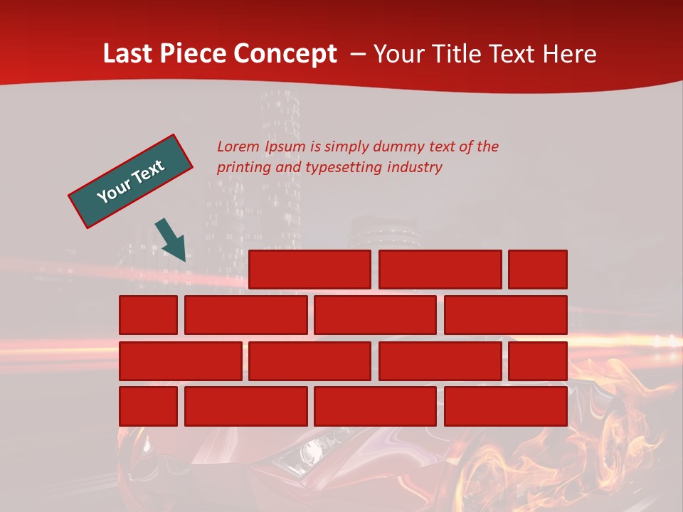 Tail Trails Light PowerPoint Template