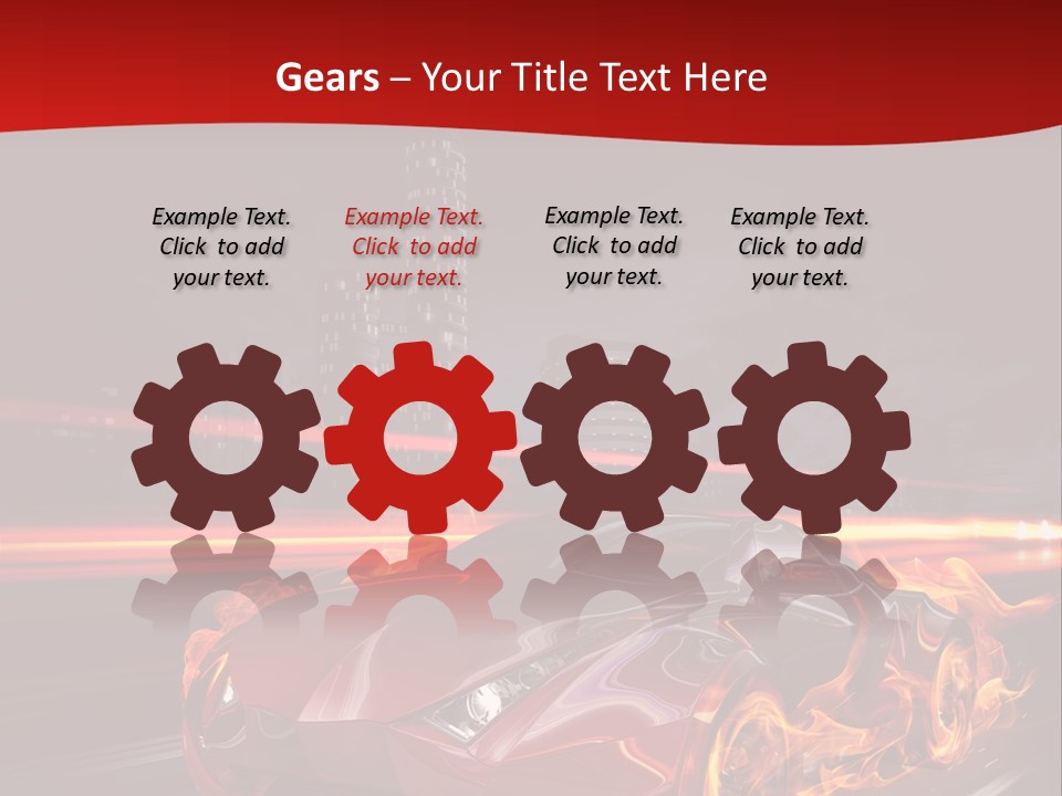 Tail Trails Light PowerPoint Template