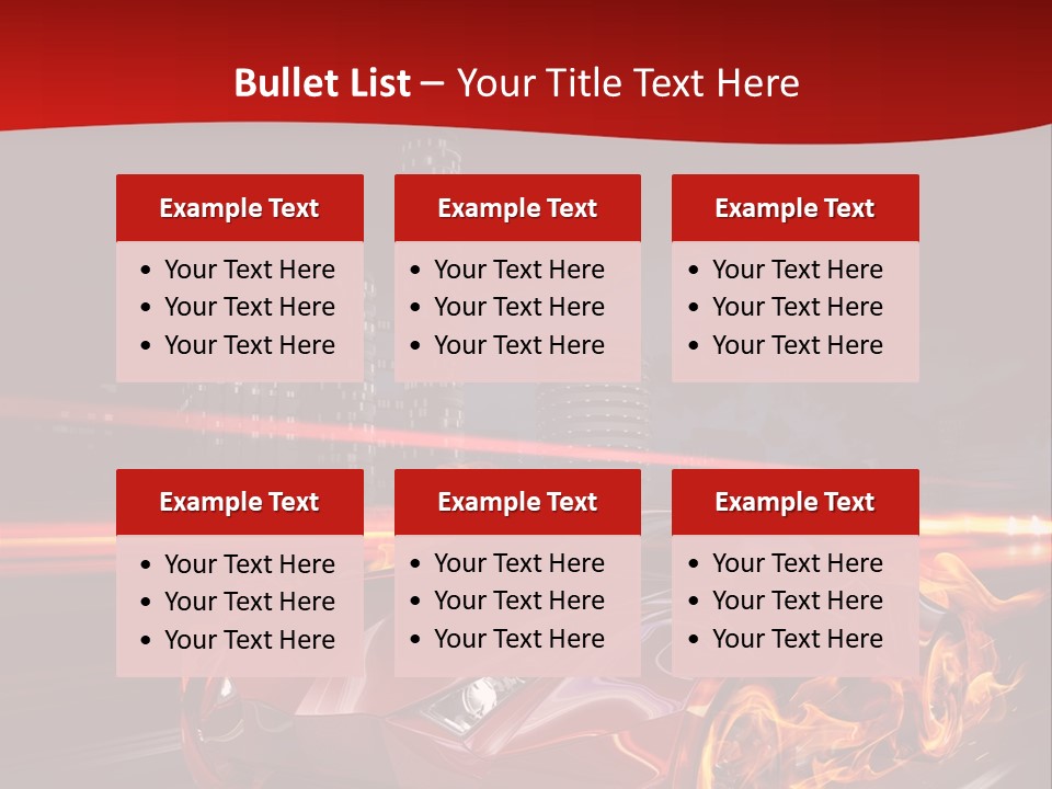 Tail Trails Light PowerPoint Template