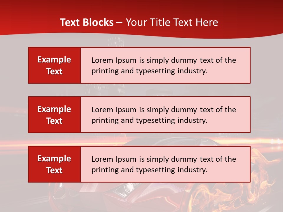 Tail Trails Light PowerPoint Template