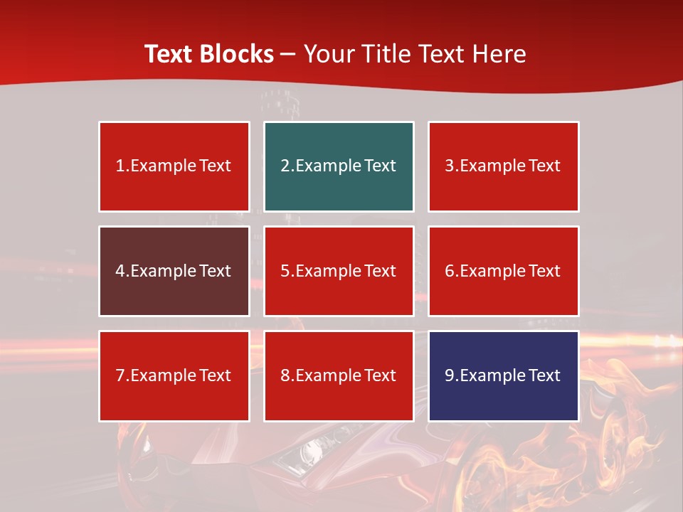 Tail Trails Light PowerPoint Template