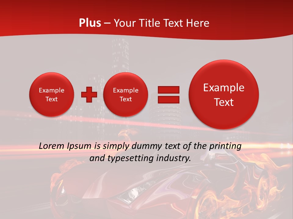 Tail Trails Light PowerPoint Template