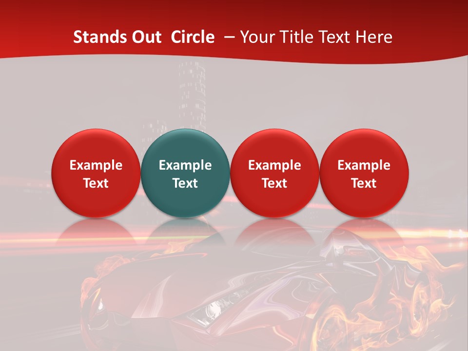 Tail Trails Light PowerPoint Template